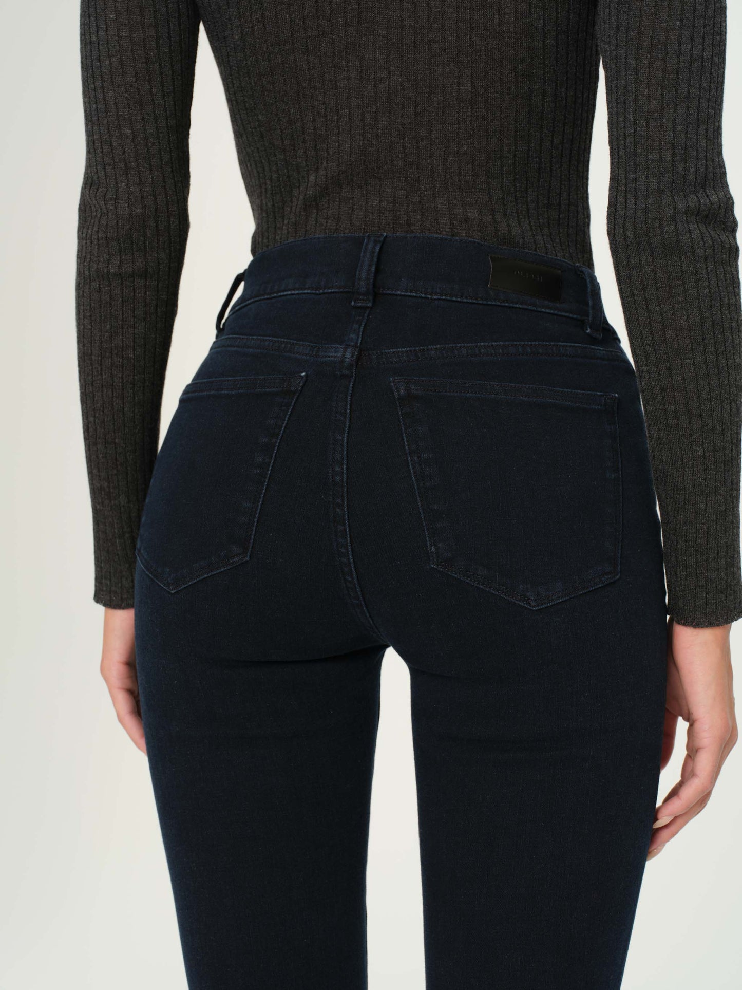 Mara Straight 27" - Flatiron deep indigo mid-rise straight leg jeans, DL1961, Women's Pants HCO