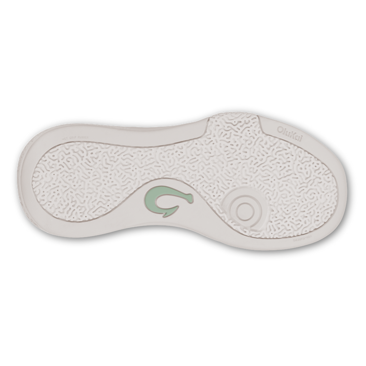 Anau - W sneaker outsole in white with pale mint detail, OLUKAI, Women's Shoes at HCO