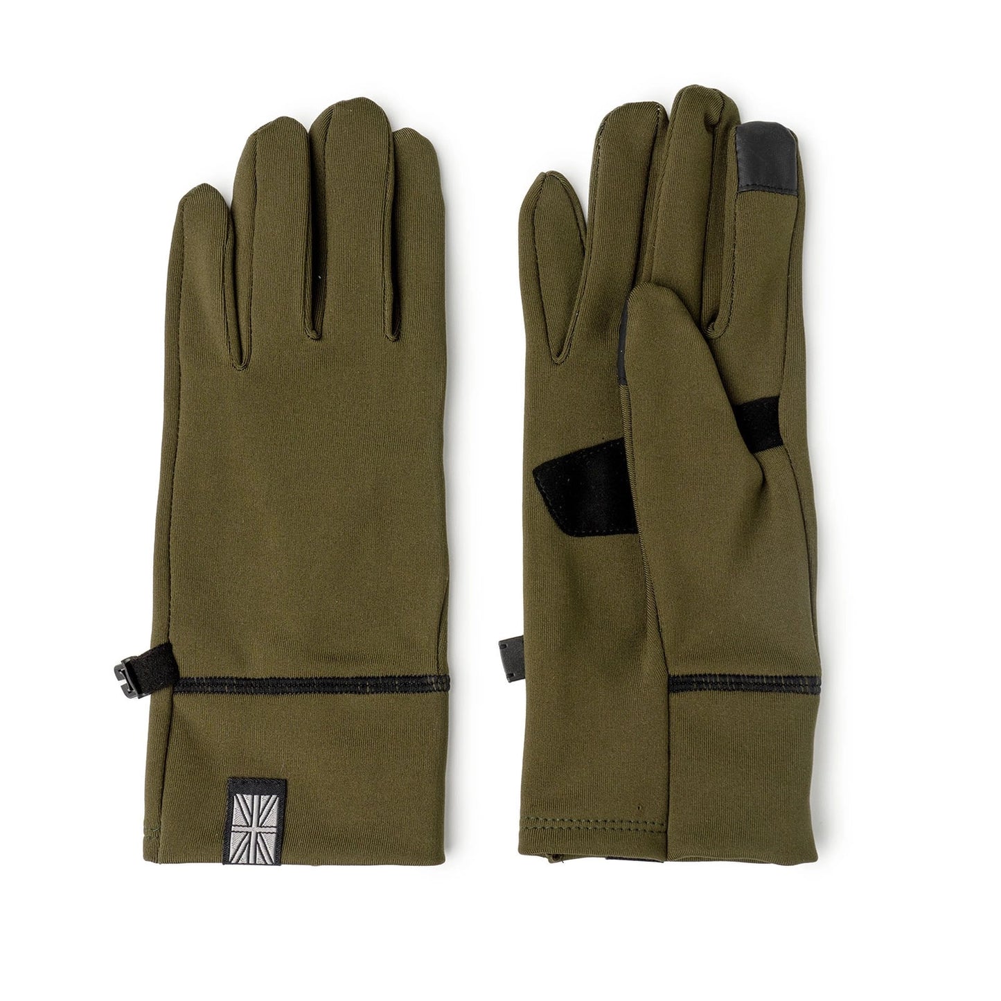 Britt's Knits Thermaltech Gloves 2.0 Open Stock in olive with tech fingertips by DM Merchandising