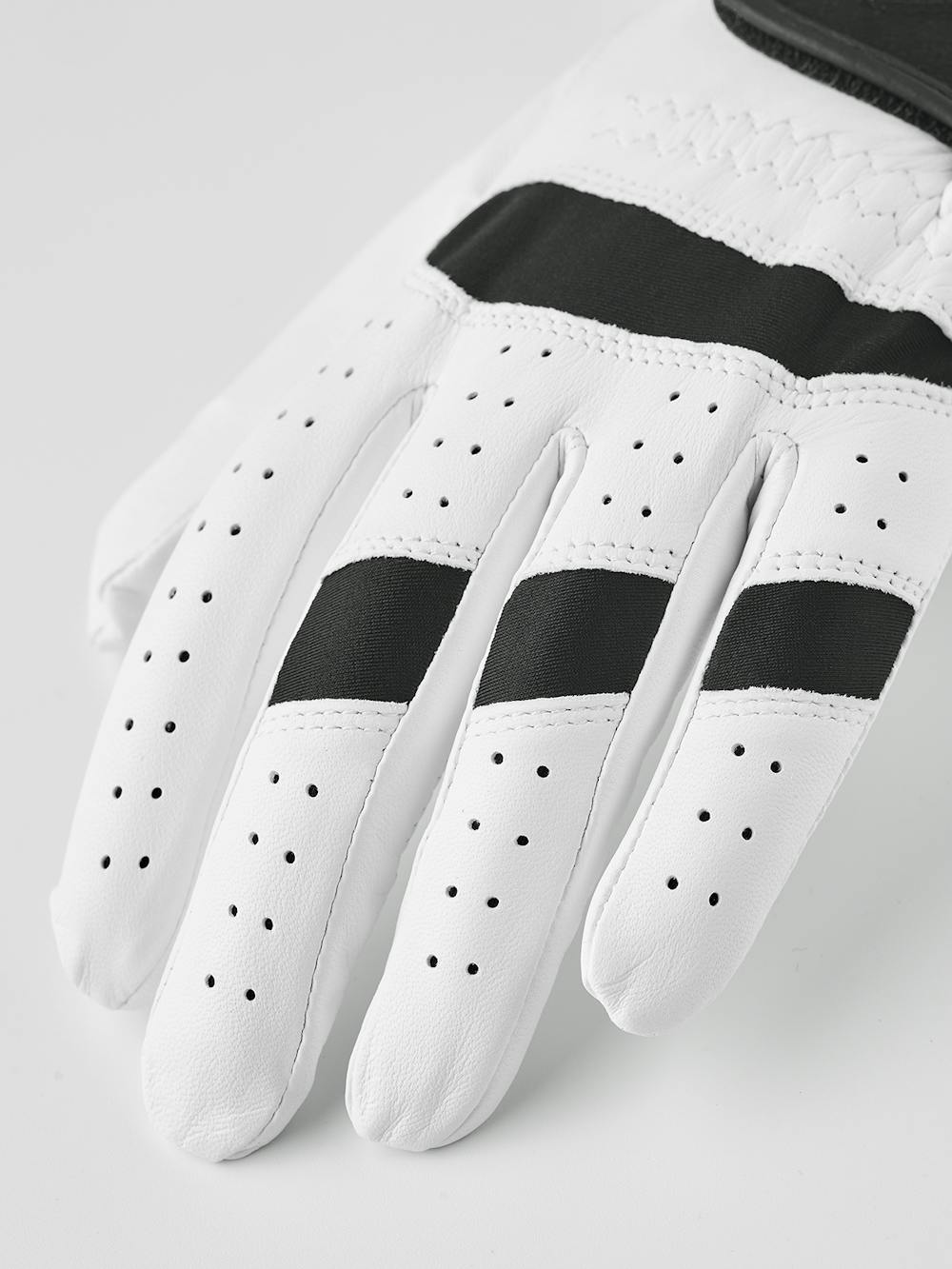 Golf Lthr Glove Off White/Black