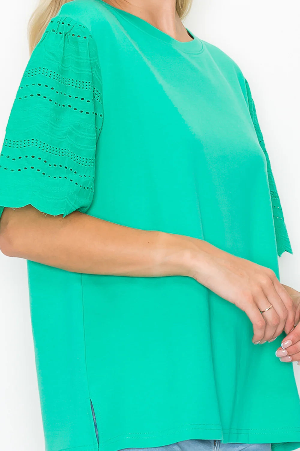 Ramona Pointe Knit W/Lace