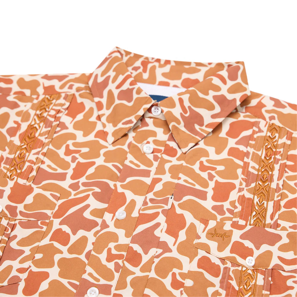 Guayabera Libre - Burnt Orange Camo