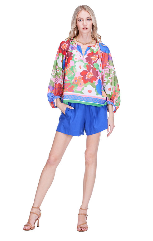 Peasant Bishop Sleeve Top