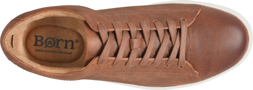 Allegheny II - Tan men's full grain leather sneaker in brown by BORN from HCO collection