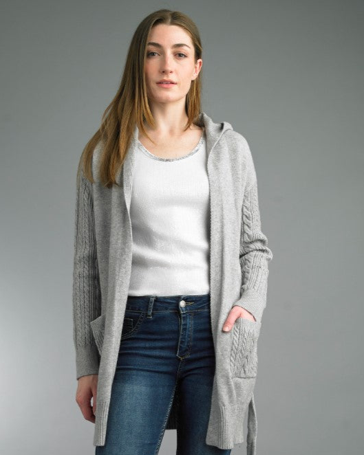 Cable Hoodie Sweater