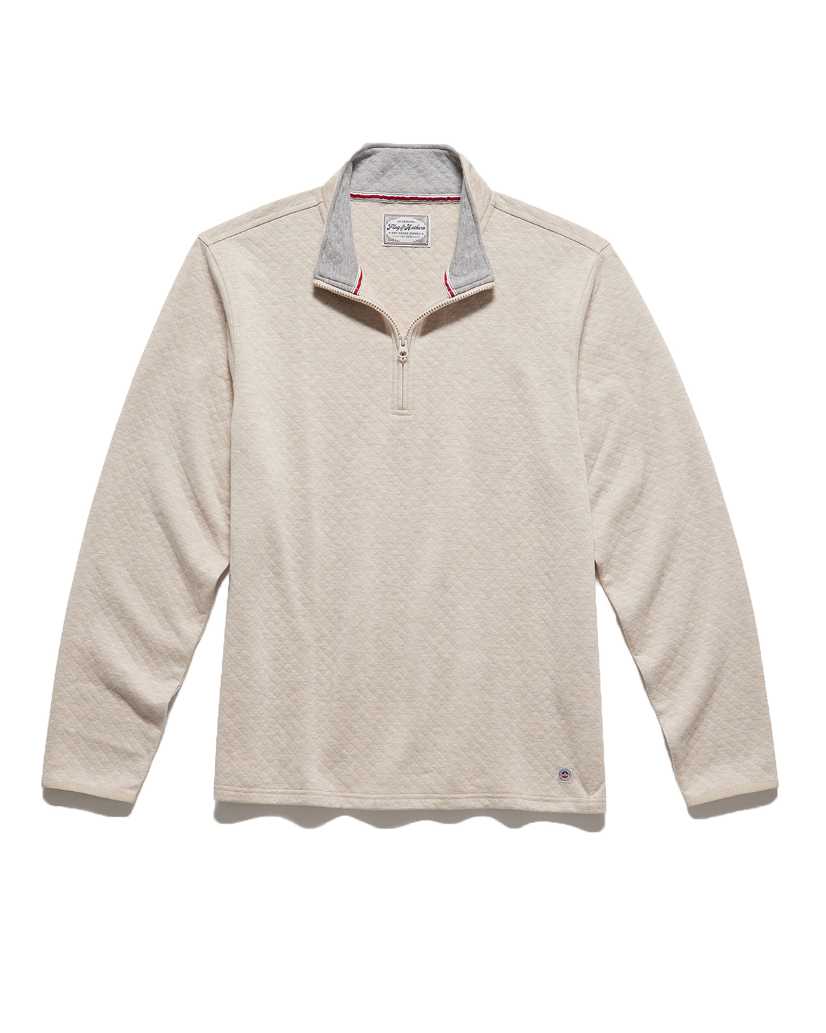 Bradner Super Soft Quilted 1/4 Zip Mock Neck