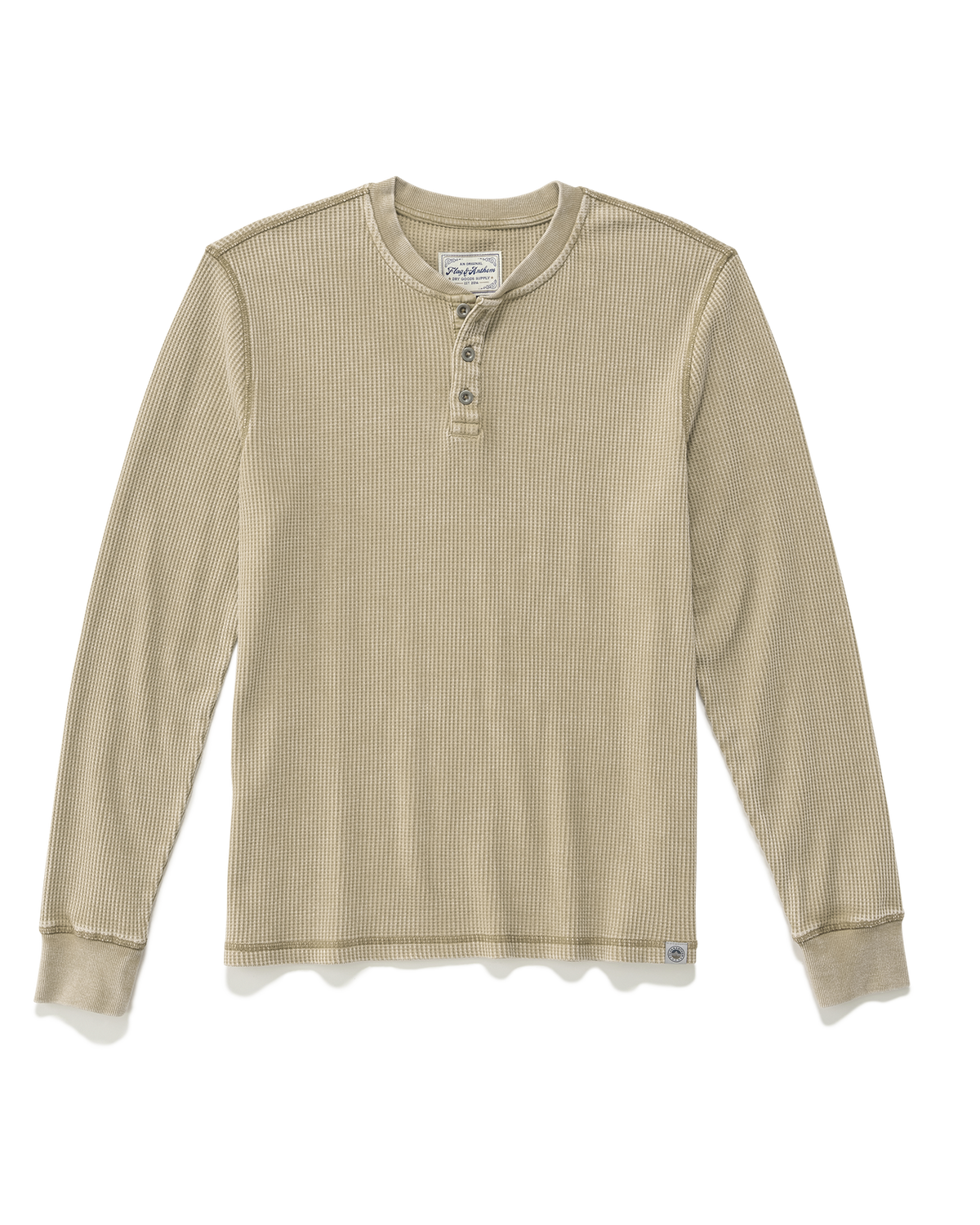 Vintage Soft Waffle Henley