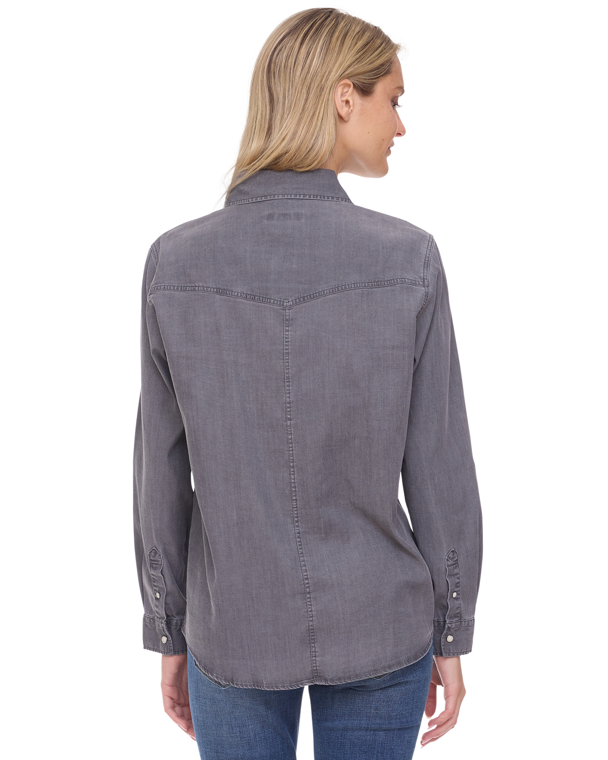 Magnolia Western Stretch Chambray Shirt