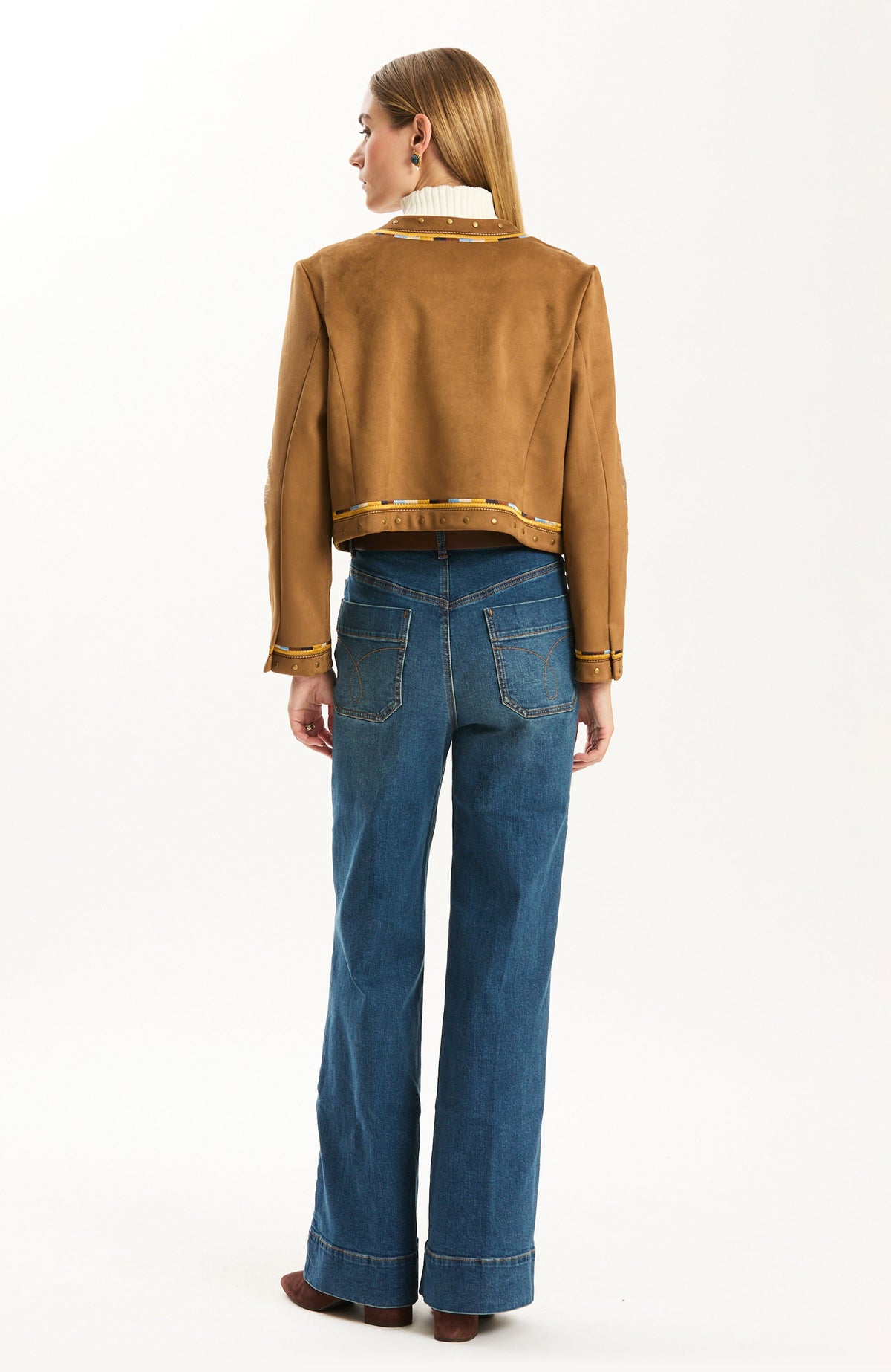 Laurie Double Faced Jacket - Dark Iced Coffee
