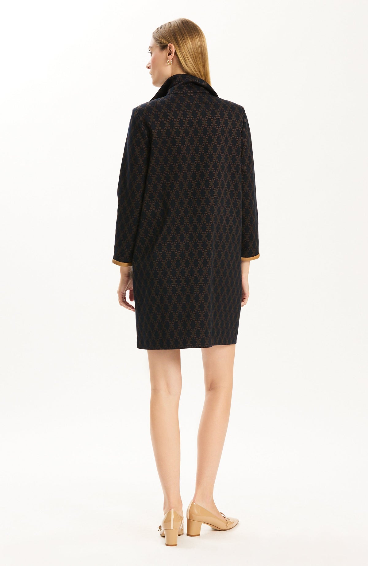 Helena Knit Abstract Dress
