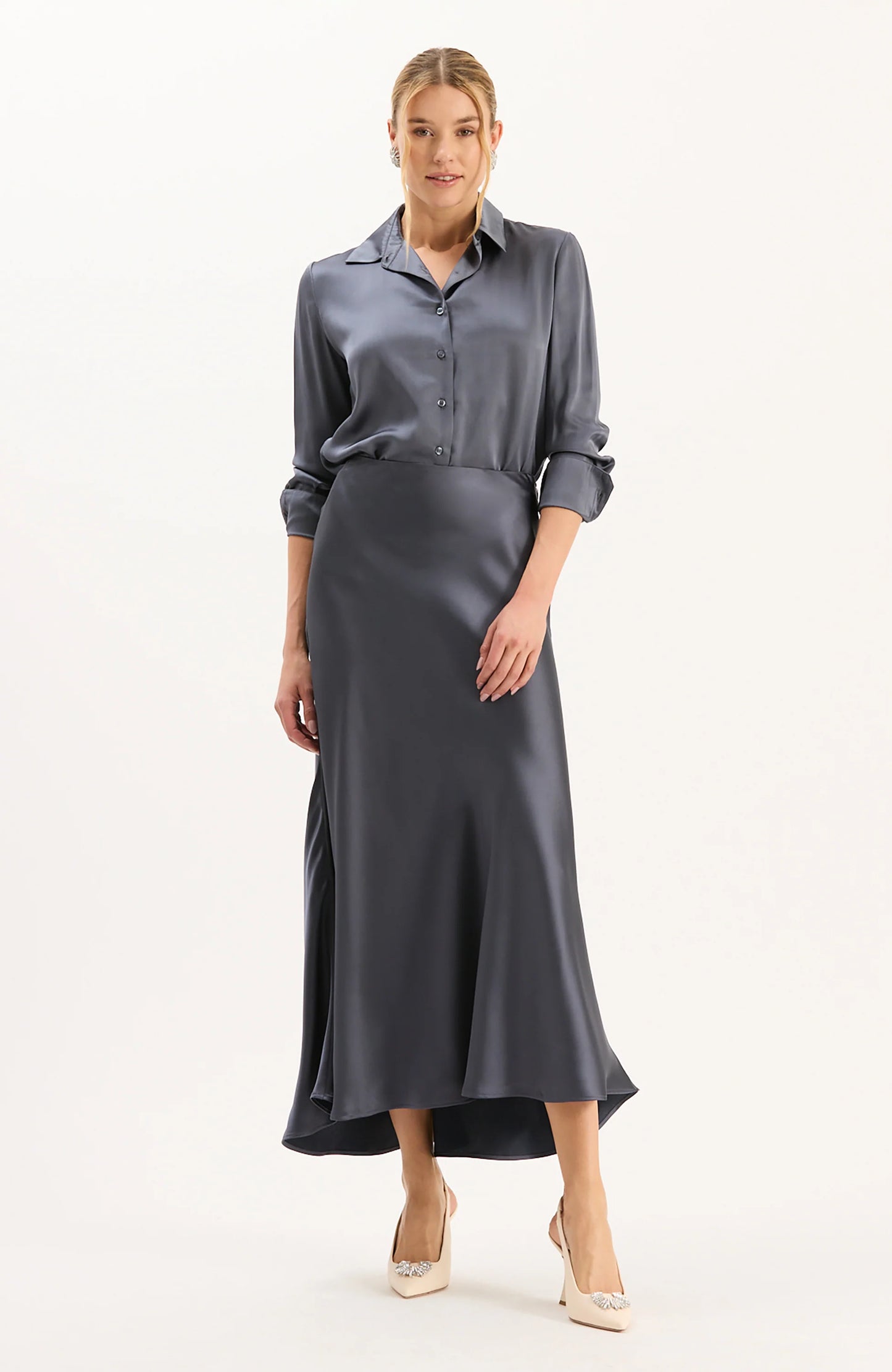 Edie Charmeuse Skirt