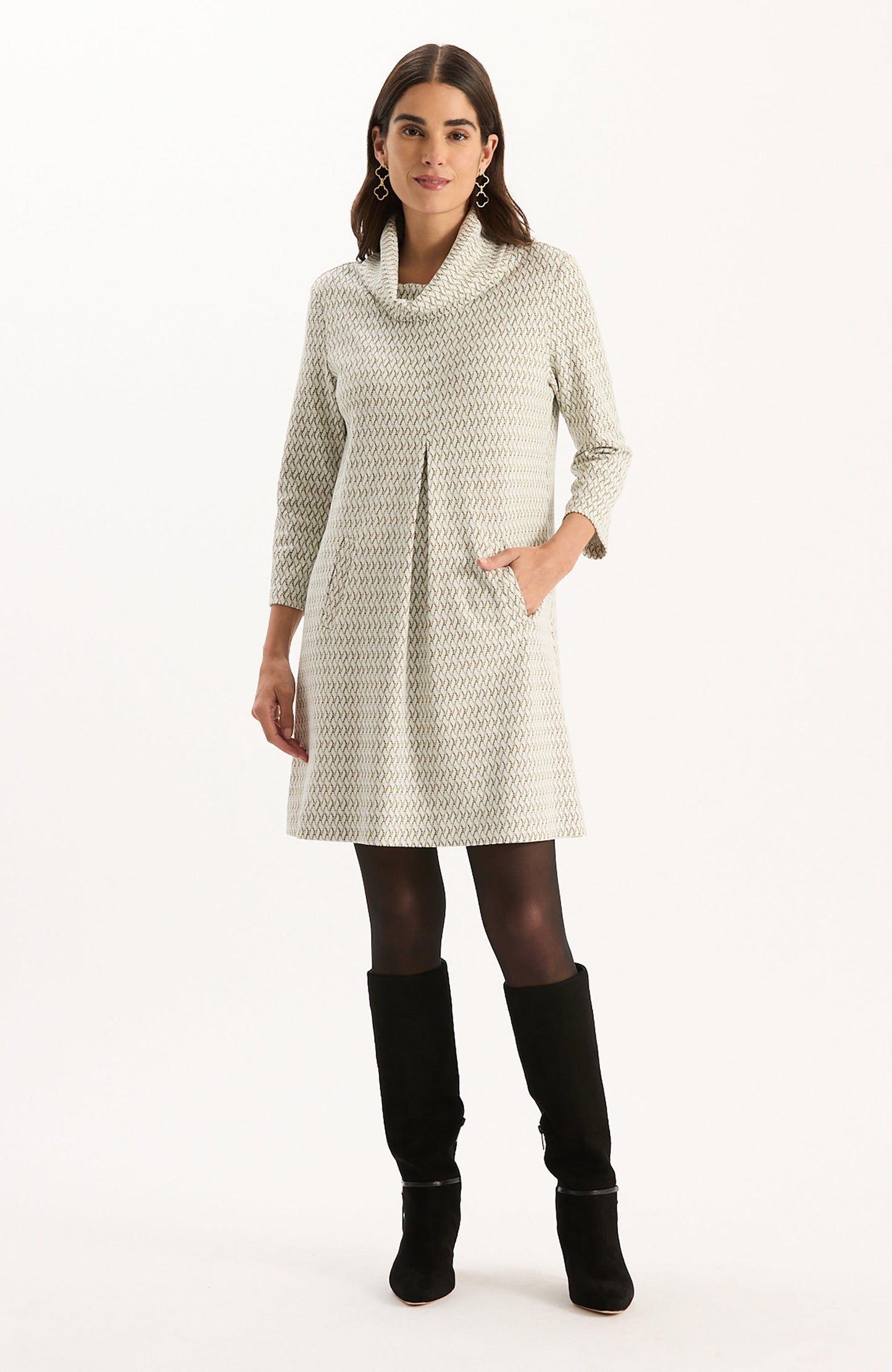 Kim Knit Dress - Ivory