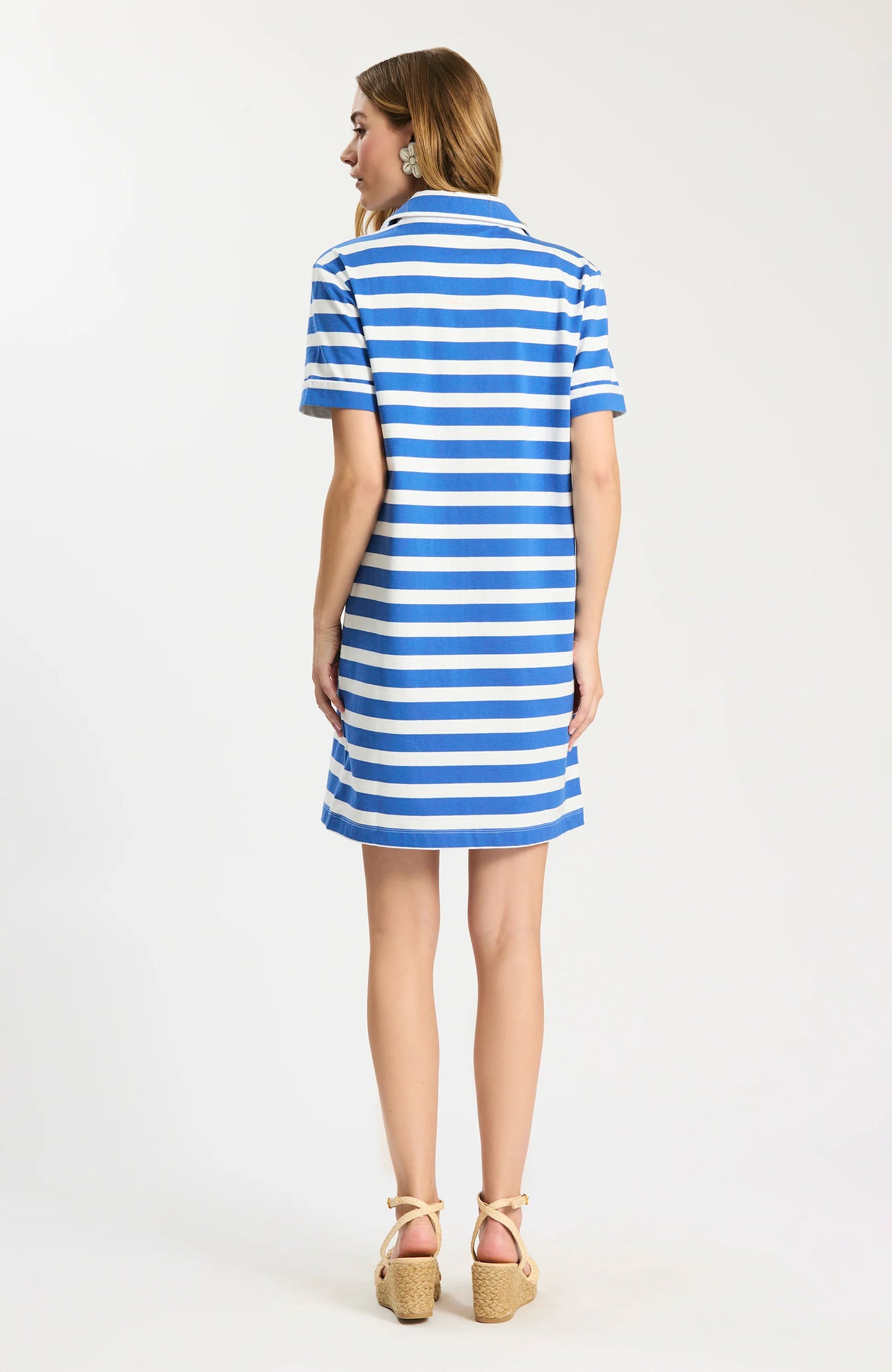 Toni Striped Polo Dress