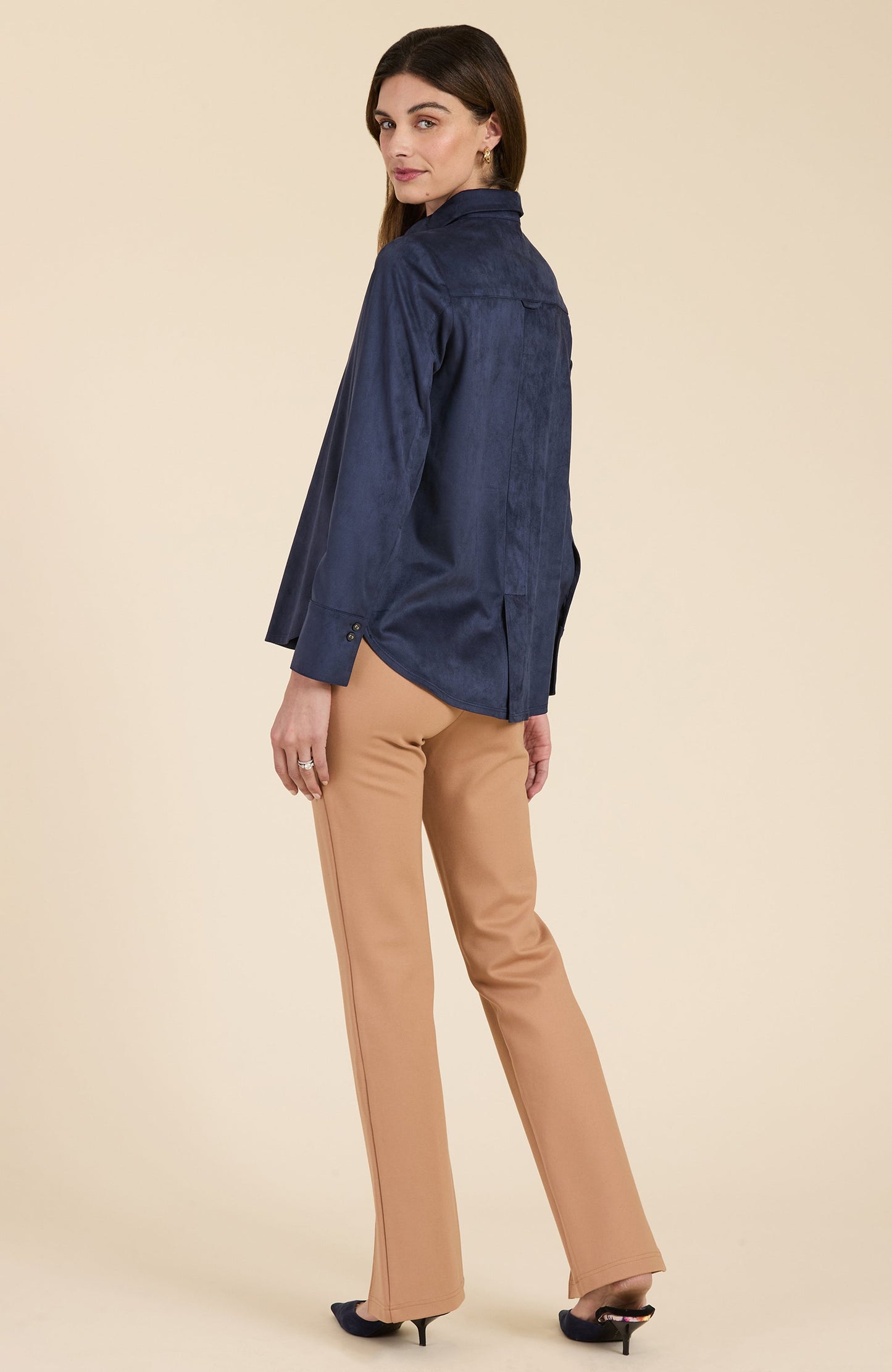 Faux Suede Club Shirt