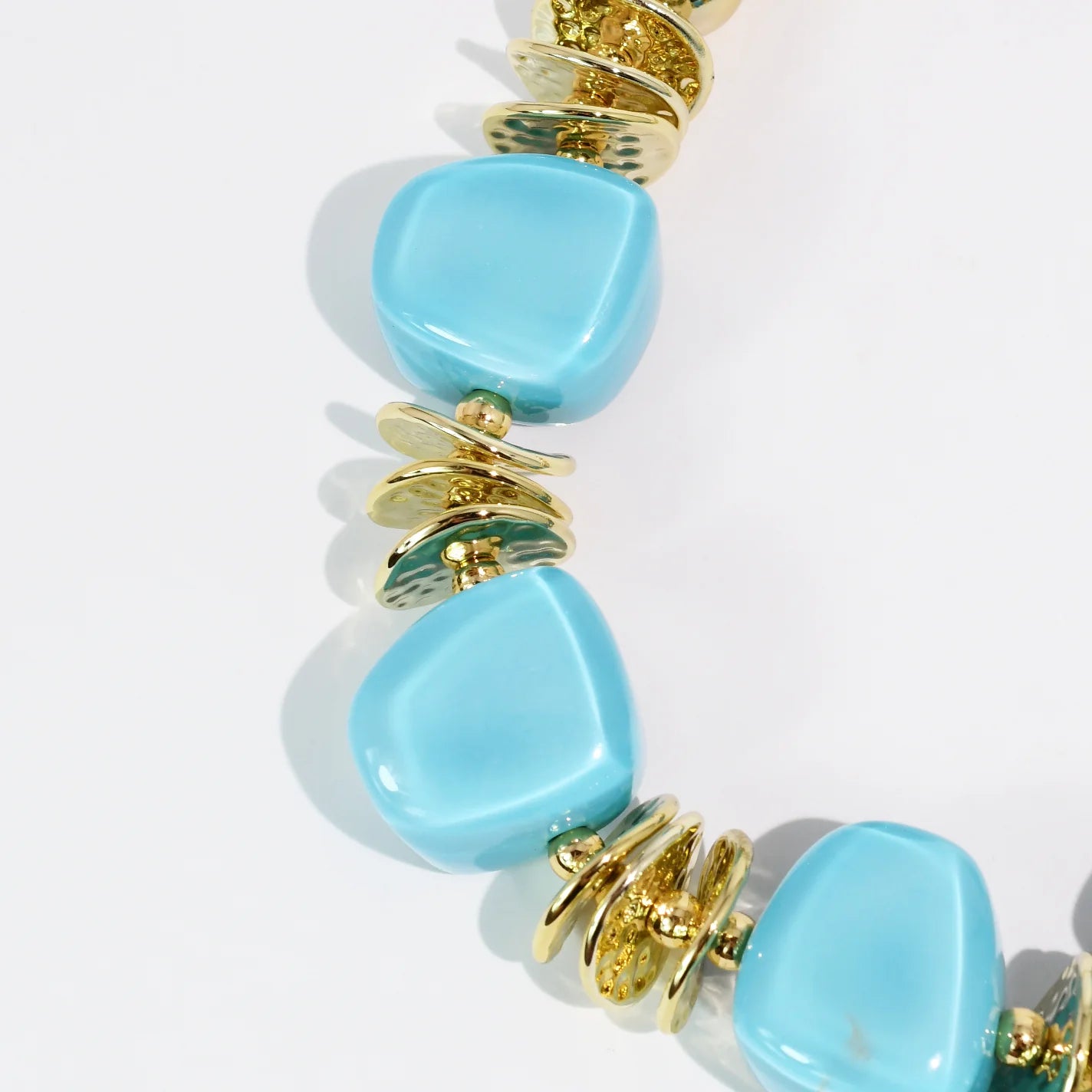 Radiant Loop Turquoise Necklace
