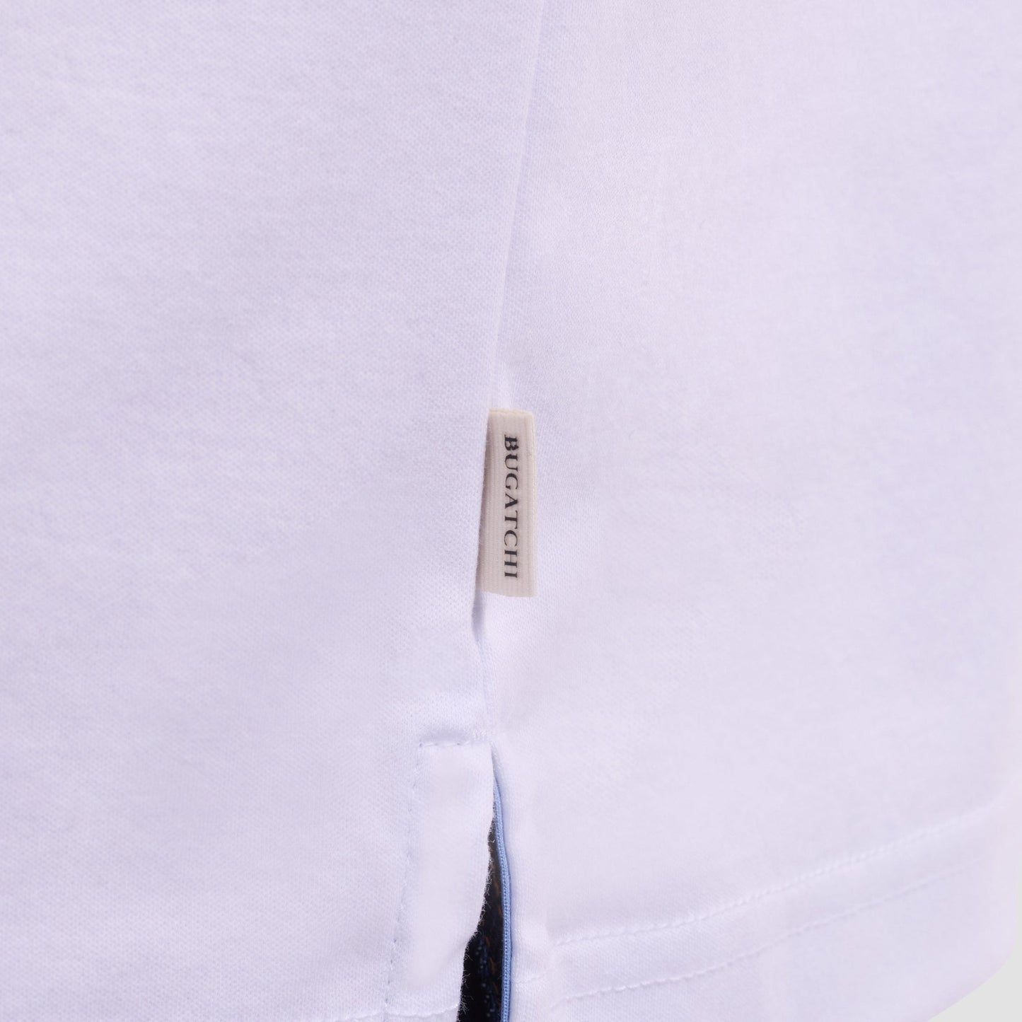 S/S Three Button Polo - White