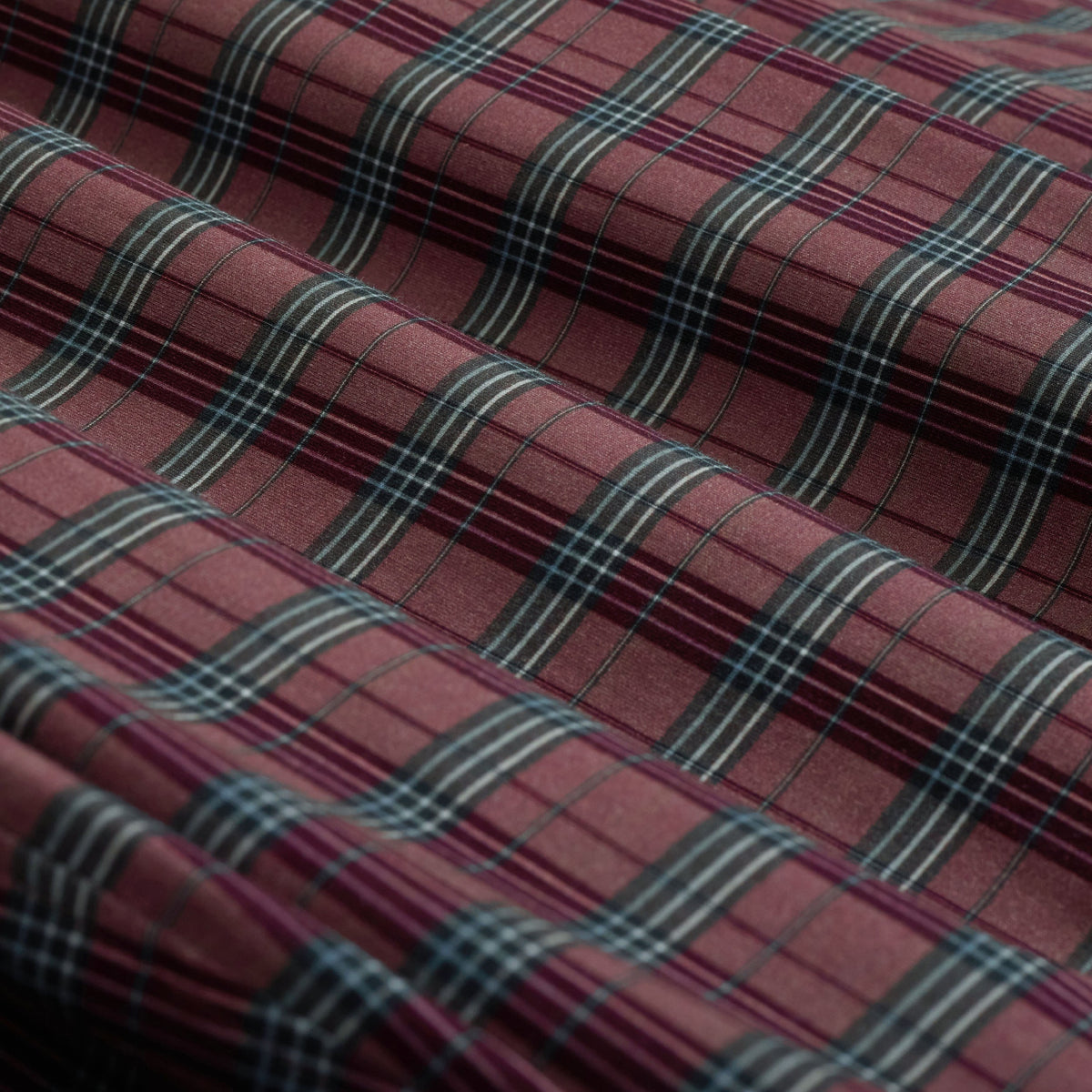 James OoohCotton Plaid Shirt - Burgundy