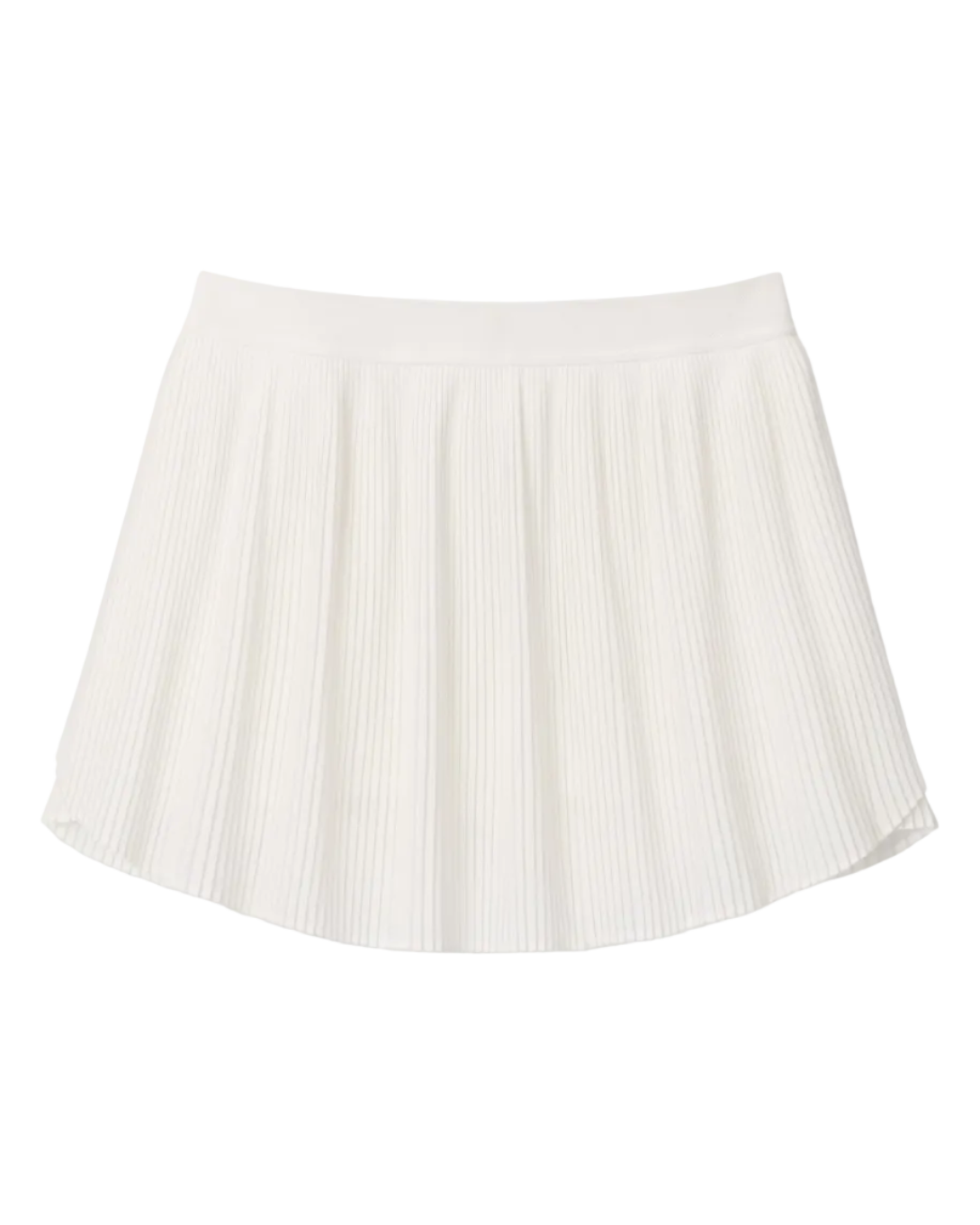 Mickey Micro Pleat Skort in white with stretch by PETER MILLAR at HCO Fredericksburg boutique