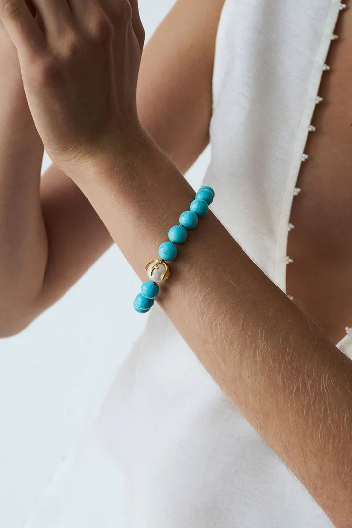Coral Crown Bracelet Turquoise