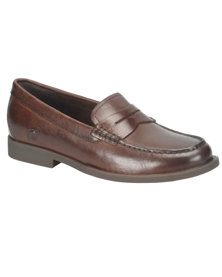 Macie brown leather loafer by BORN, women's shoes from Born, HCO collections, Fredericksburg TX