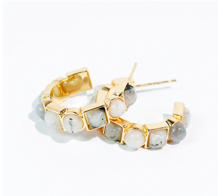 Marble Luxe Hoop
