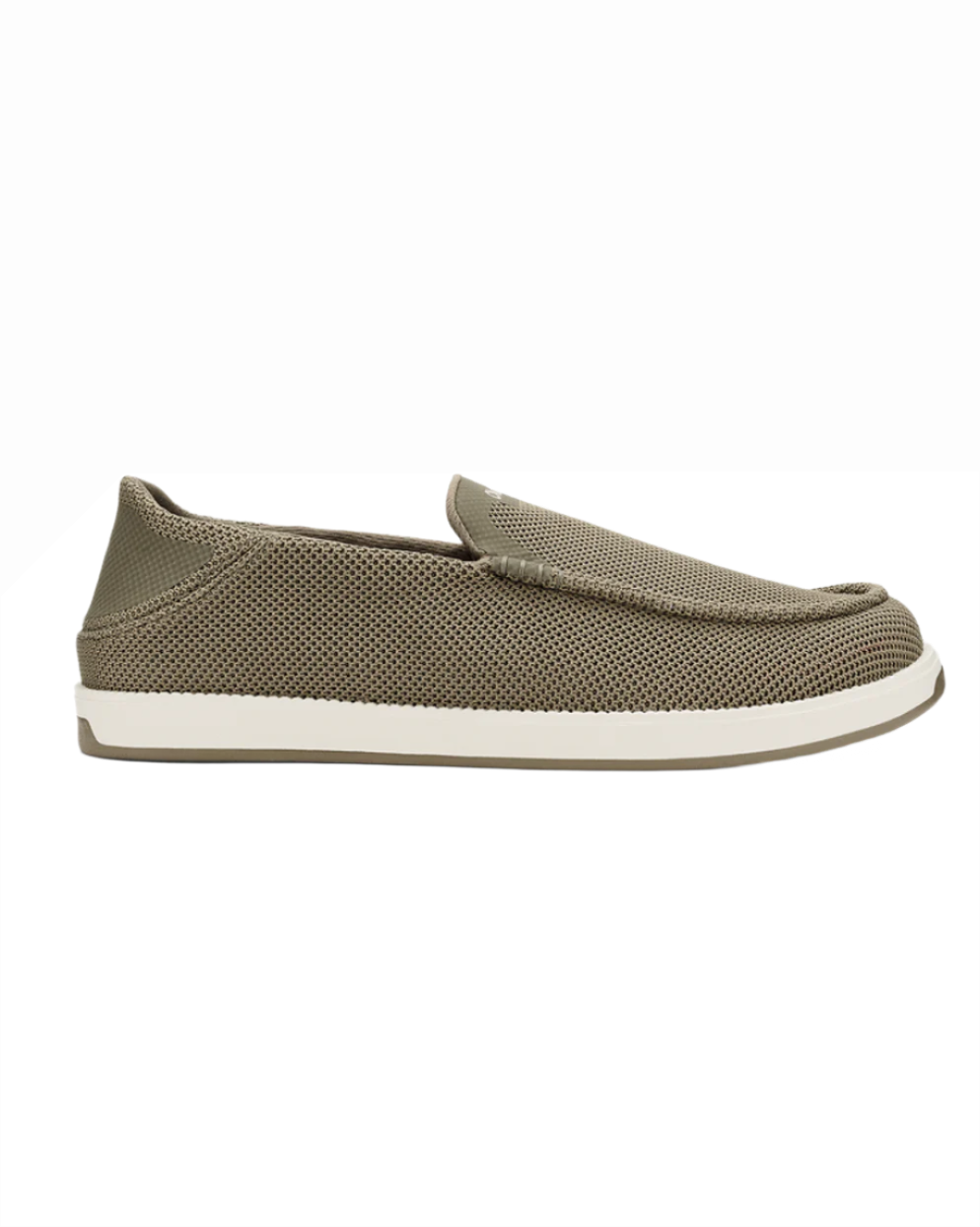 Kakaha Mesh slip-on in tan, perforated mesh upper with moc-style toe
