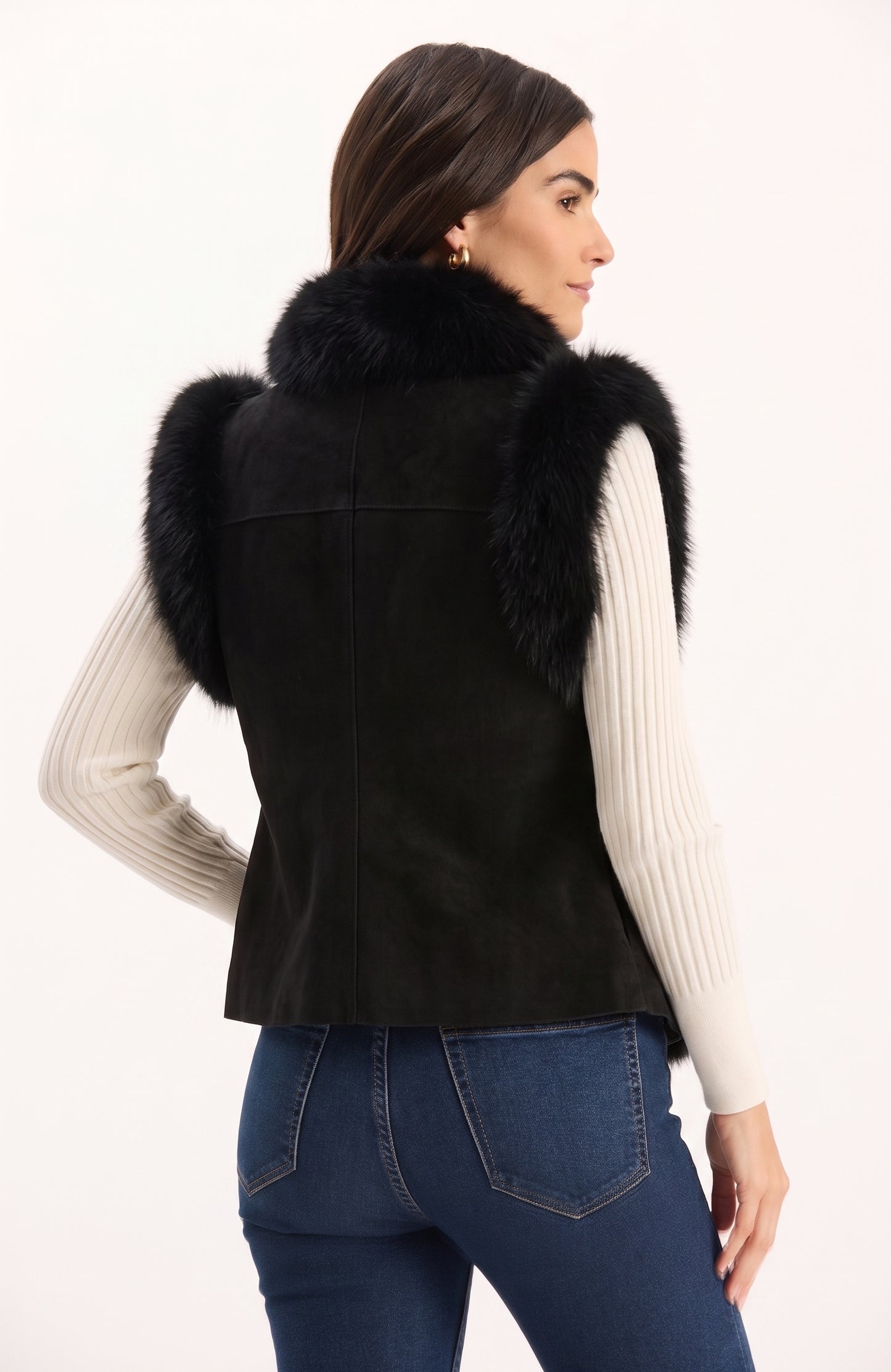Foxy Fur/Suede Vest