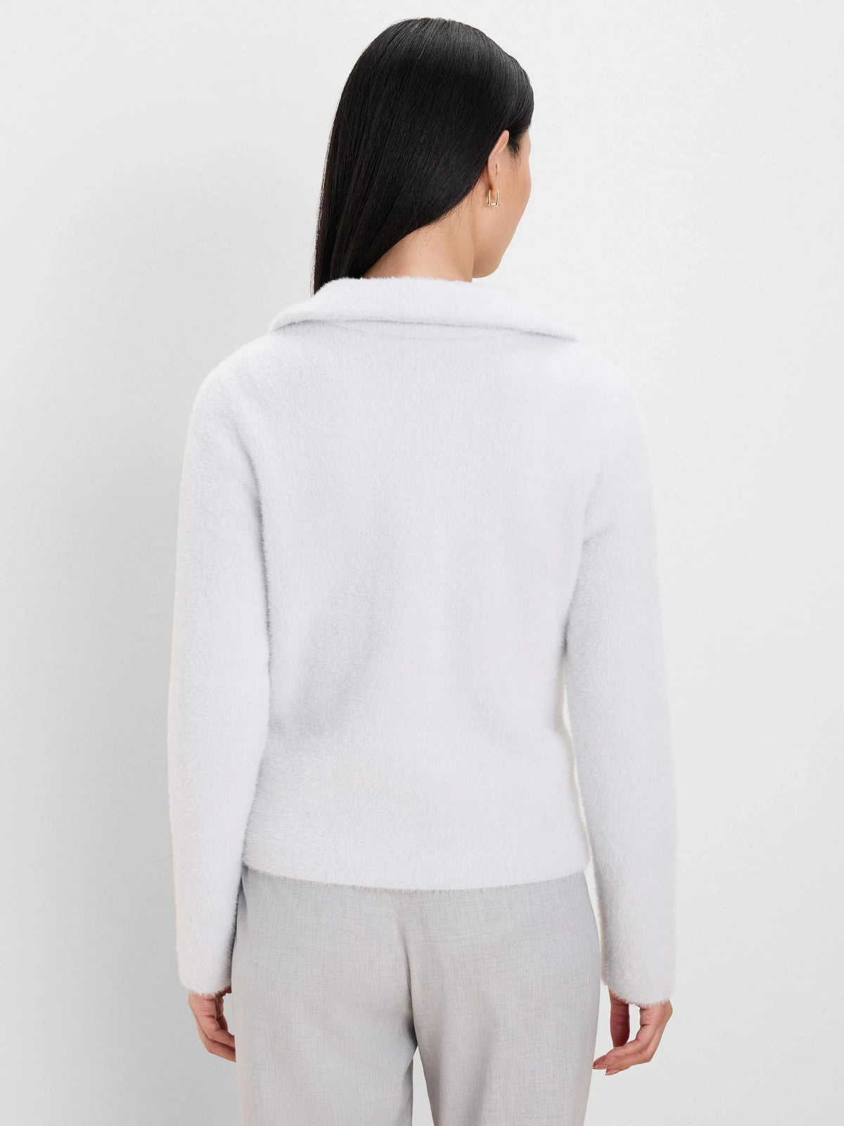 Fuzzy Patch Pocket Jacket