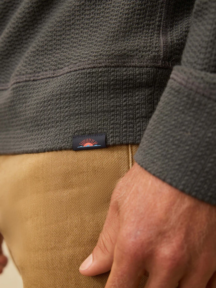 Textured Knit Quarter Zip