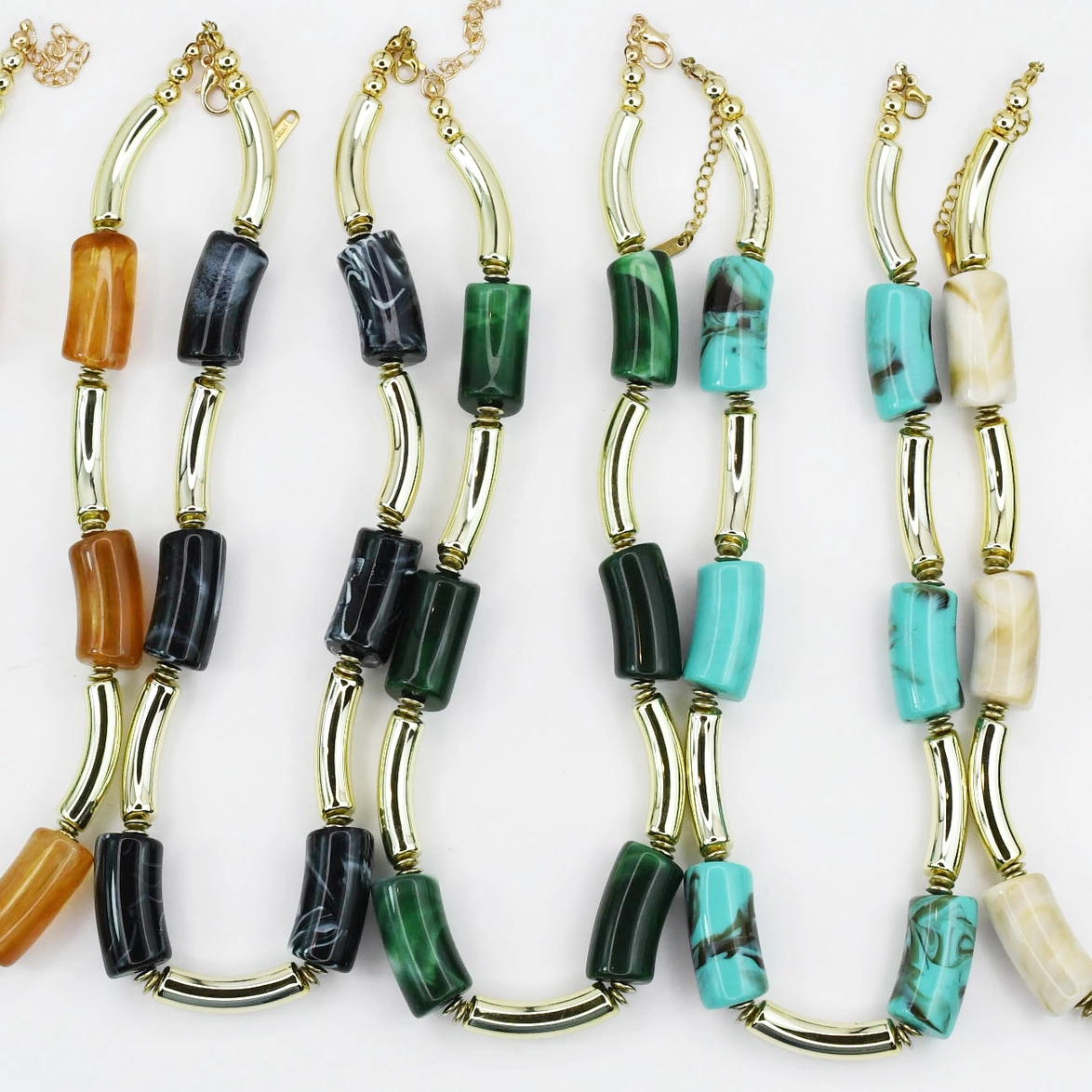 Worth Remembering Chunky Statement Necklace - Turquoise