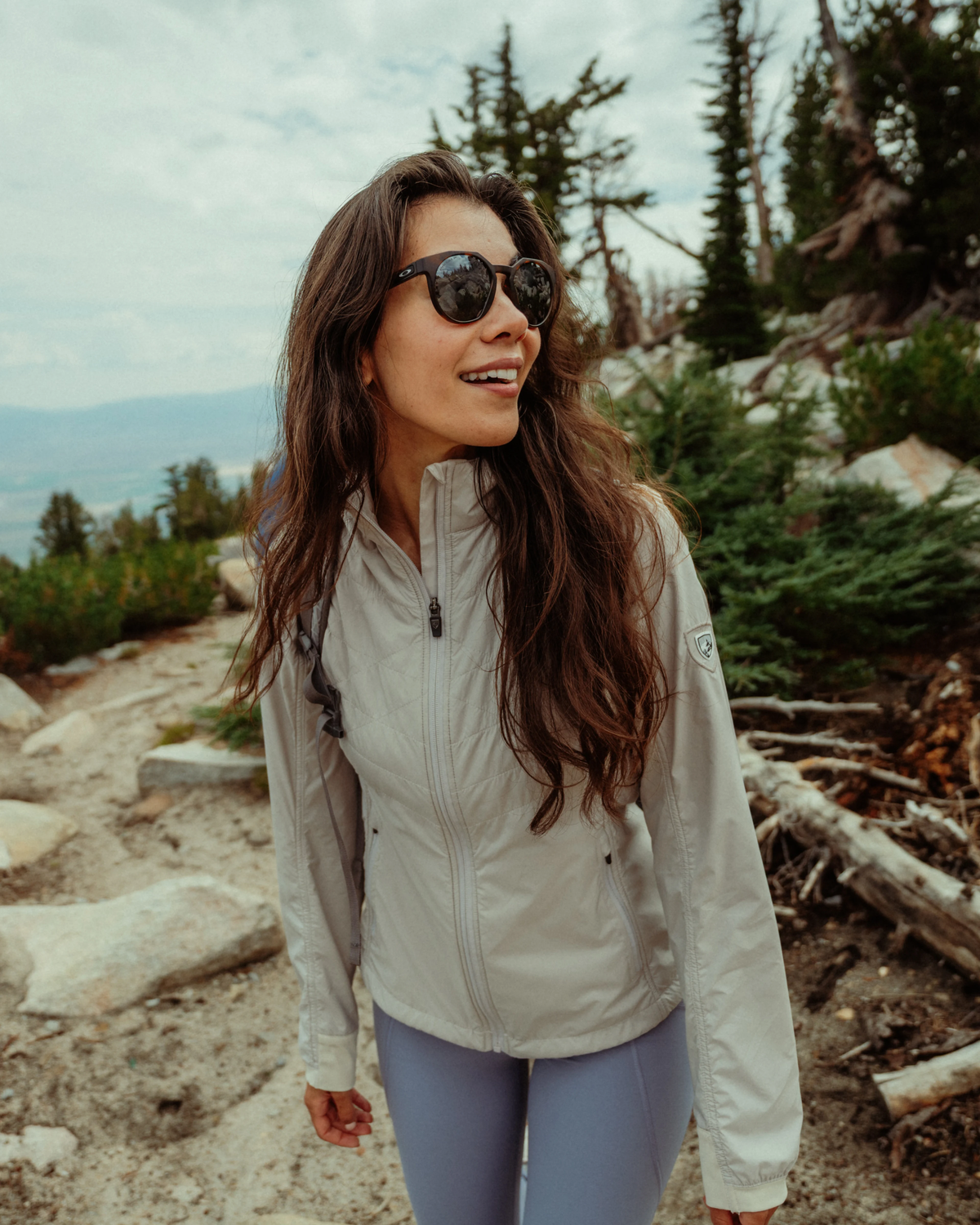 W's The One Jacket - Soft Pine by KUHL, women's green water-resistant jacket