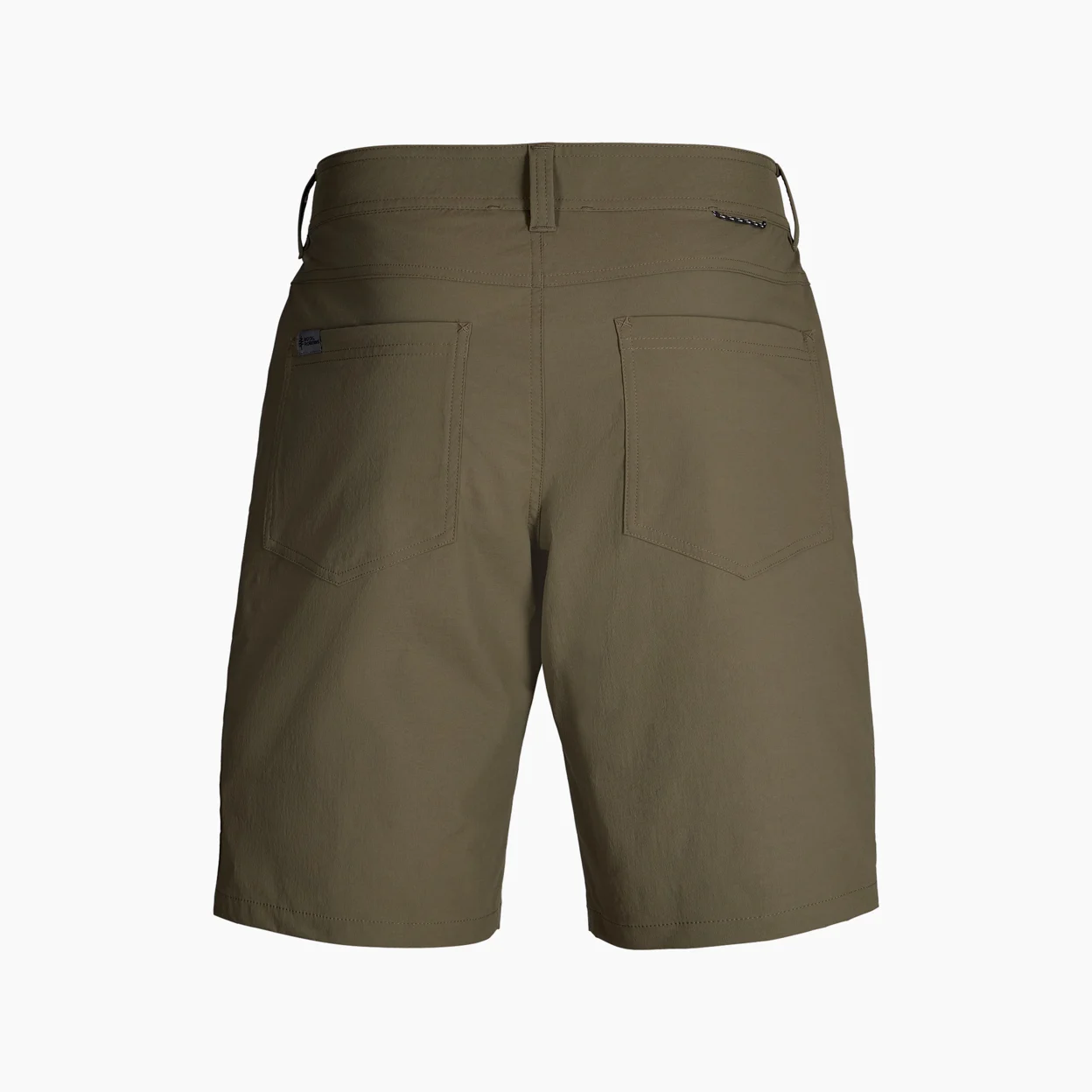 Wilder Short in green, straight leg men's hiking shorts with stretch, moisture wicking, water resistant