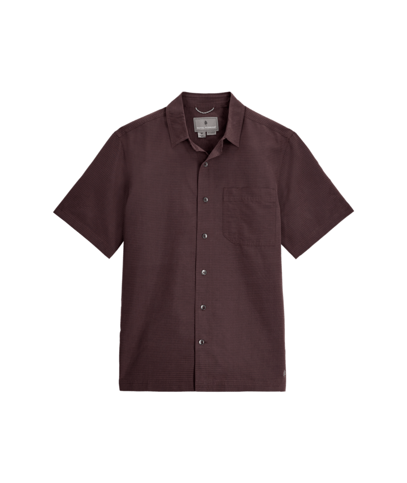 Desert Pucker Dry Short Sleeve - Seal Brown