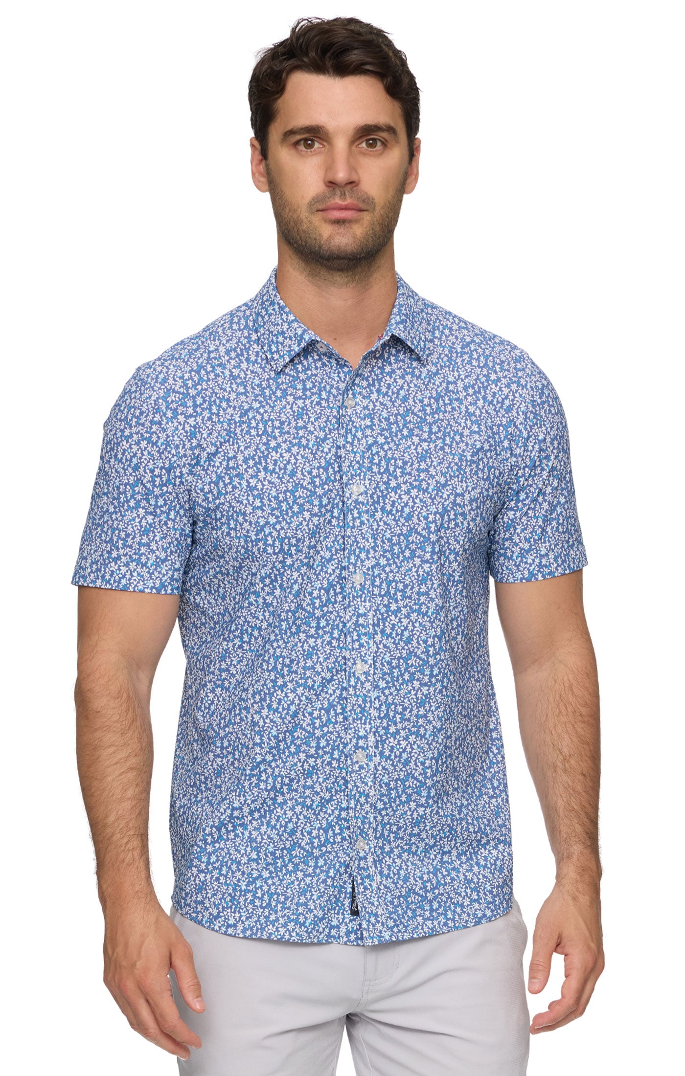 Mableton SS Floral Print Journey Shirt