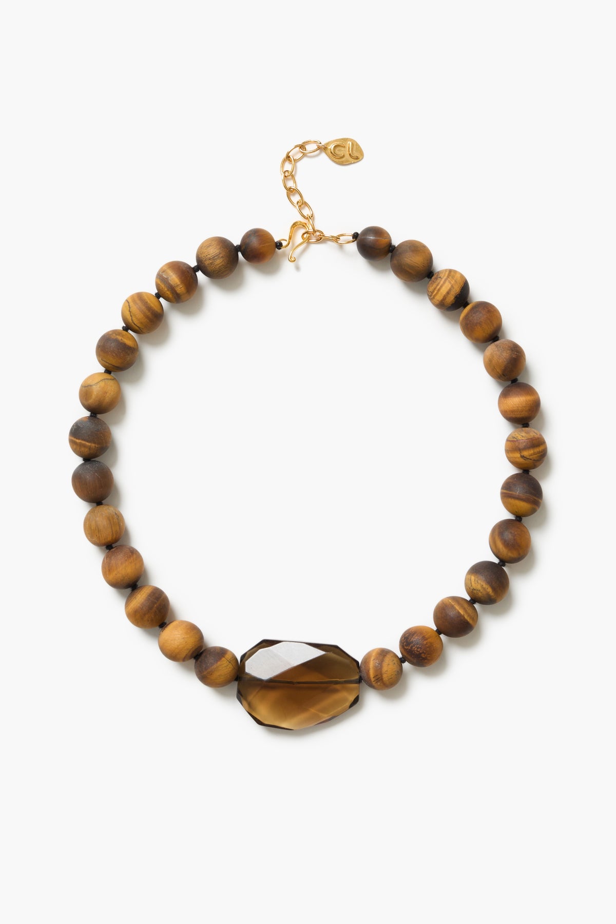 River Necklace - Tigers Eye