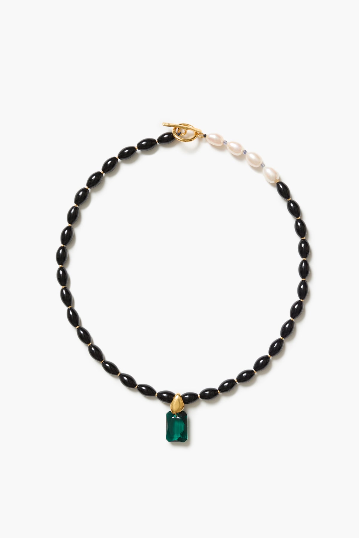 Pharaoh Crystal Toggle Necklace