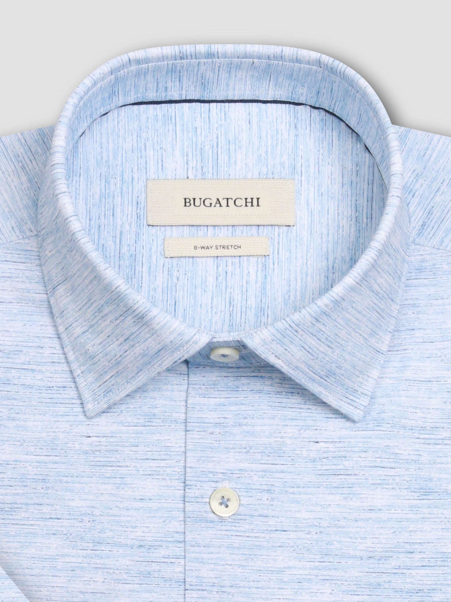 Miles OoohCotton® Melange Short-Sleeve Shirt - White