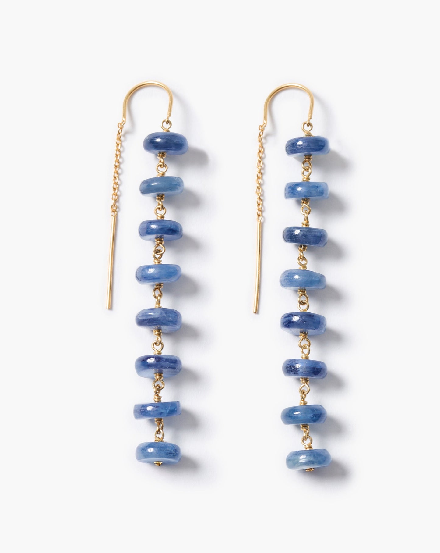 Ladder Earrings Kyanite