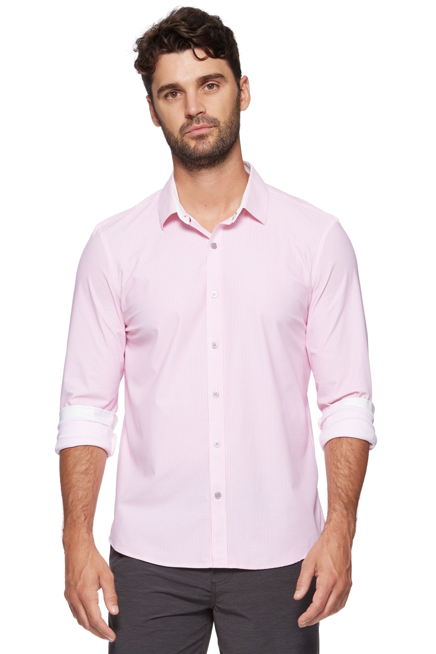 Patton Ls Gingham Journey Shirt