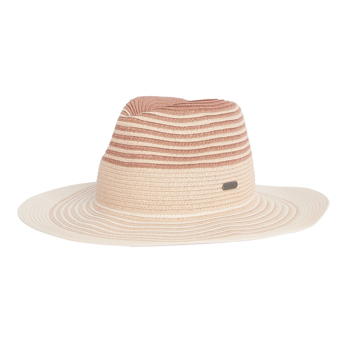 Adria Ombre Fedora Summer Hat in soft beige and rose tones by BARBOUR INC. at HCO FBG