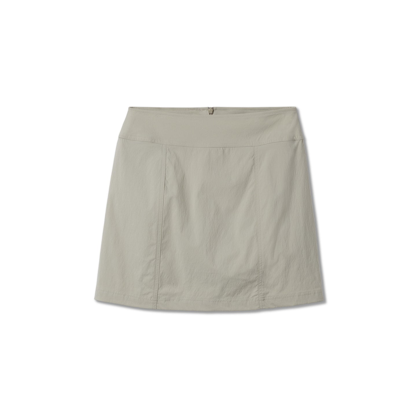 Discovery III Skort in Sandstone, A-line skirt with elastic waistband