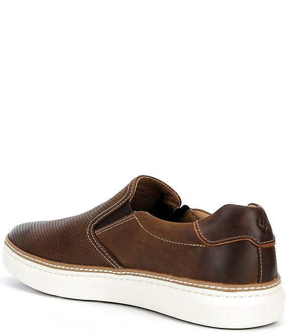 McGuffey 2 Perfed Slip On - Brown Oiled Full Grain
