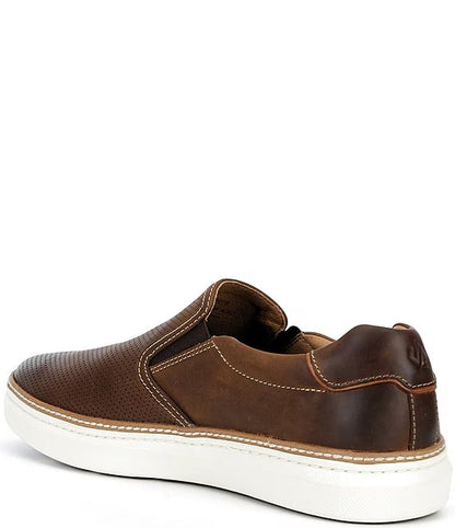 McGuffey 2 Perfed Slip On - Brown Oiled Full Grain