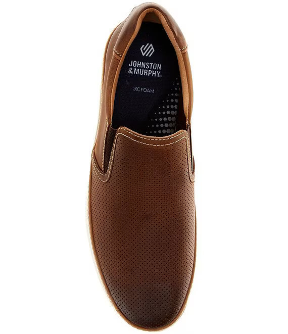 McGuffey 2 Perfed Slip On - Brown Oiled Full Grain