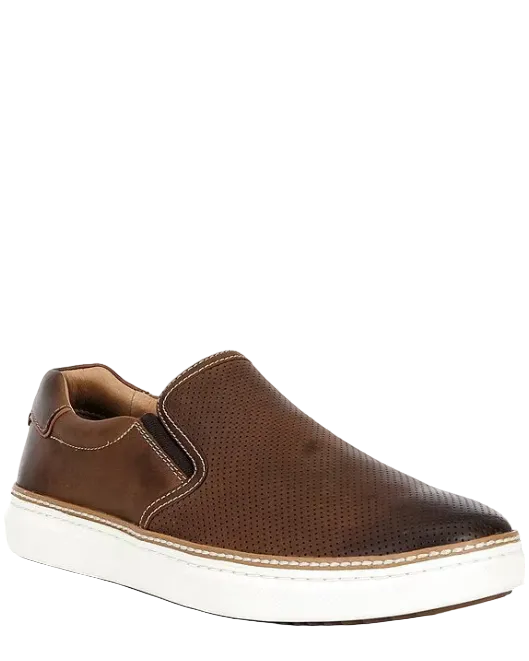 McGuffey 2 Perfed Slip On - Brown Oiled Full Grain