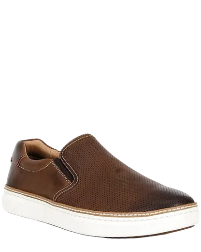 McGuffey 2 Perfed Slip On - Brown Oiled Full Grain