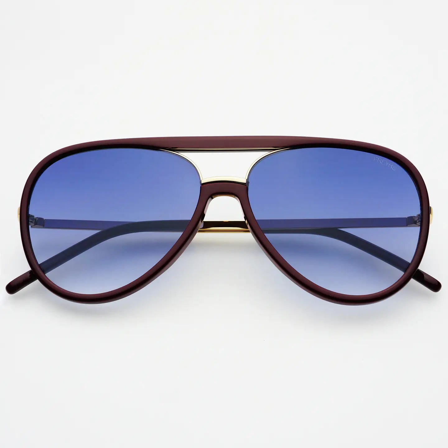 Shay Aviator Sunglasses - Burgundy