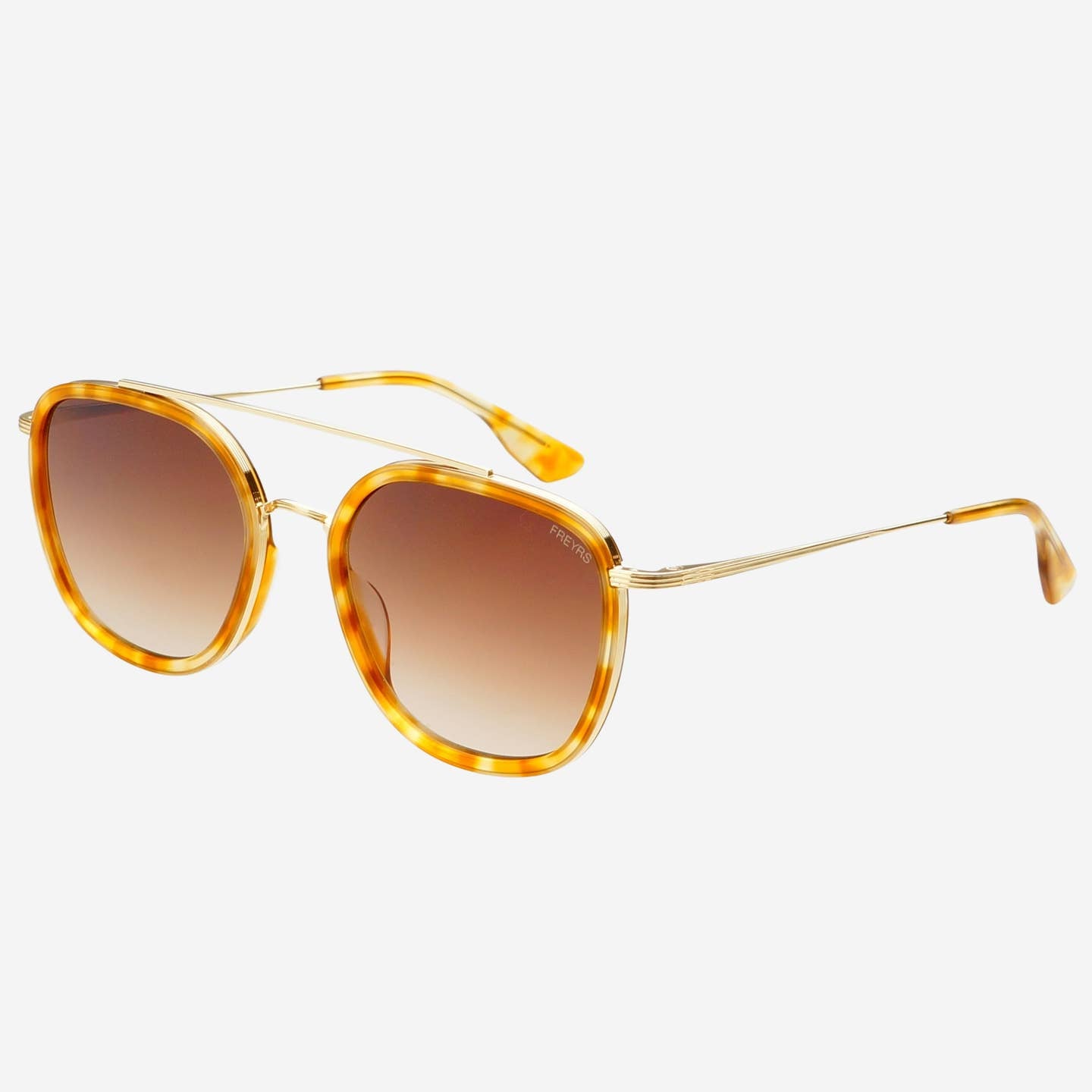Weston Acetate Round sunglasses in brown with premium nylon lenses by FREYRS EYEWEAR, Eyewear HCO
