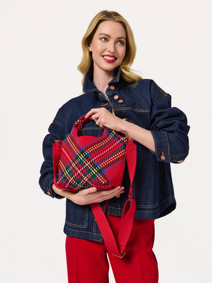 Robbie Plaid Mini Tote