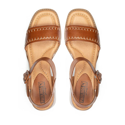 Sandalias Brandy Oliva W2G con pala acolchada y costuras en relieve